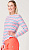 Лонгслив женский Krimson Klover Sara Multi Stripe White - Фото 3 малая