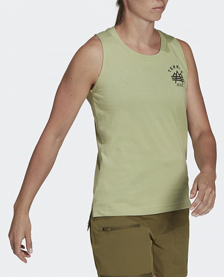 Майка женская Adidas Terrex Graphic Magic Lime - Фото 4 большая