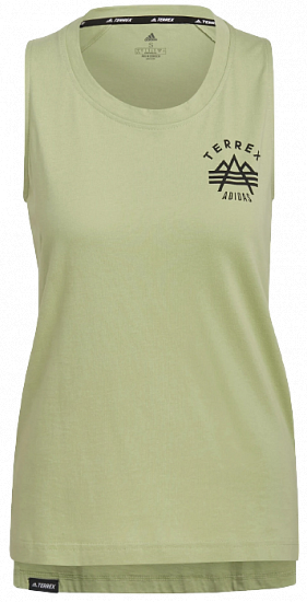 Майка женская Adidas Terrex Graphic Magic Lime - Фото 1 большая