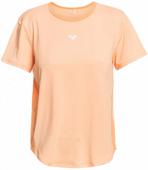 Футболка женская Roxy Pure Pursuit Mesh Peach Fuzz - Фото 1 большая