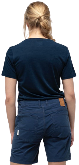 Футболка женская Norrona Svalbard Wool Indigo Night/Violet Tulle - Фото 3 большая