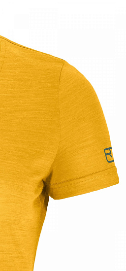 Футболка женская Ortovox 120 Cool Tec Puzzle T-Shirt Yellowstone - Фото 4 большая