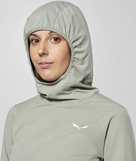 Лонгслив женский Salewa Puez Sun Shadow - Фото 6 большая