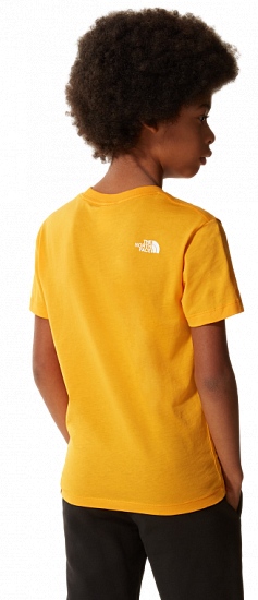 Футболка детская The North Face Simple Dome SS Summit Gold - Фото 7 большая