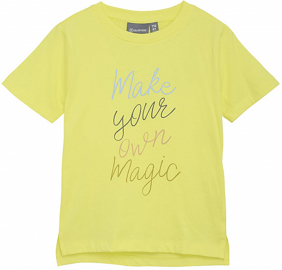 Футболка детская Color Kids 741424 Limelight - Фото 1 большая