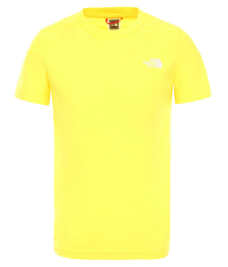 Футболка детская The North Face SS Simple Dome Tnf Lemon - Фото 1 большая