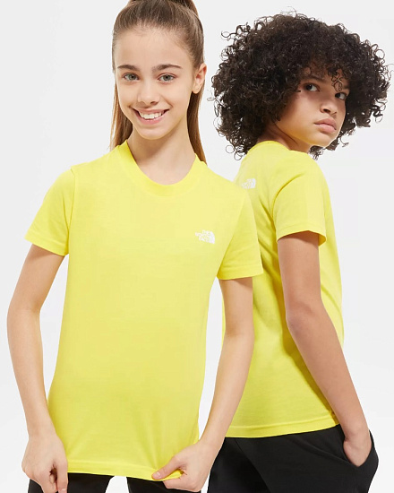 Футболка детская The North Face SS Simple Dome Tnf Lemon - Фото 3 большая