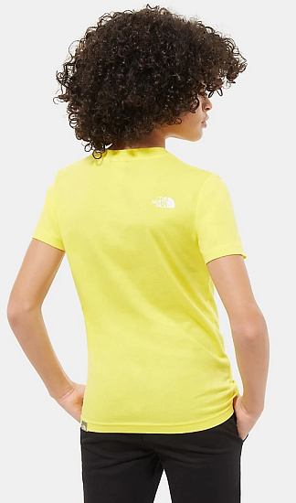 Футболка детская The North Face SS Simple Dome Tnf Lemon - Фото 6 большая