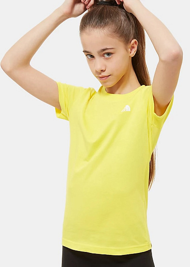 Футболка детская The North Face SS Simple Dome Tnf Lemon - Фото 7 большая