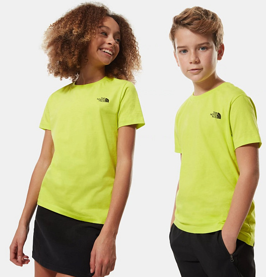Футболка детская The North Face Simple Dome SS Sulphur - Фото 2 большая