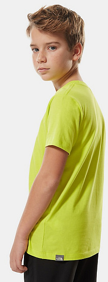 Футболка детская The North Face Simple Dome SS Sulphur - Фото 4 большая
