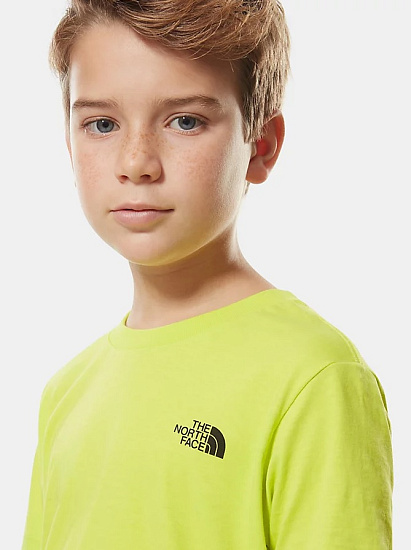 Футболка детская The North Face Simple Dome SS Sulphur - Фото 5 большая