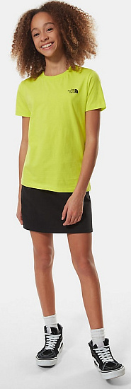Футболка детская The North Face Simple Dome SS Sulphur - Фото 6 большая