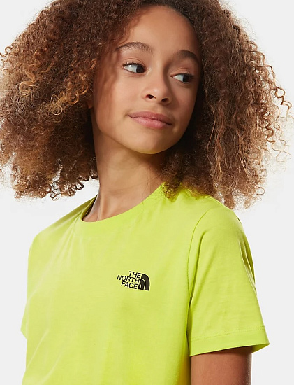 Футболка детская The North Face Simple Dome SS Sulphur - Фото 9 большая