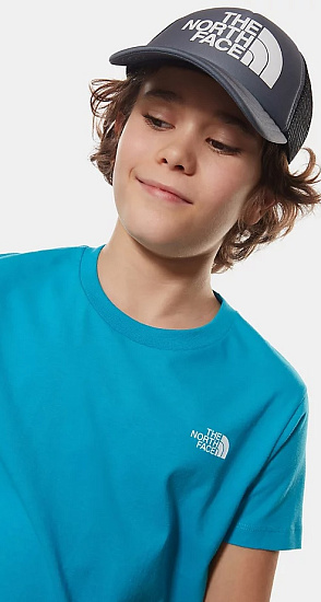 Футболка детская The North Face SS Simple Dome Tee Meridian Blue - Фото 6 большая