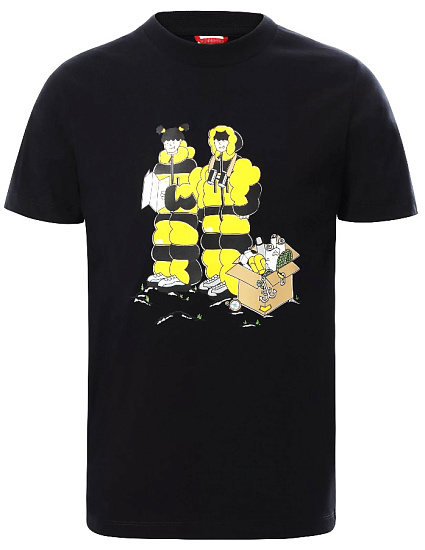 Футболка детская The North Face Graphic Black Him Suit Print - Фото 1 большая