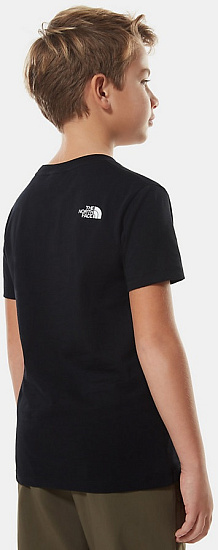 Футболка детская The North Face Graphic Black Him Suit Print - Фото 6 большая