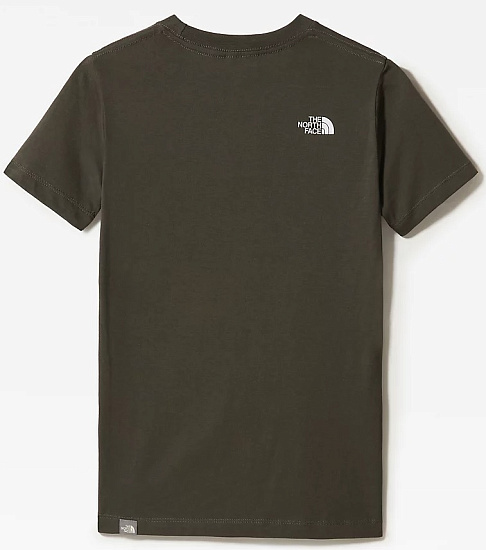 Футболка детская The North Face SS Simple Dome Tee New Taupe Green - Фото 2 большая