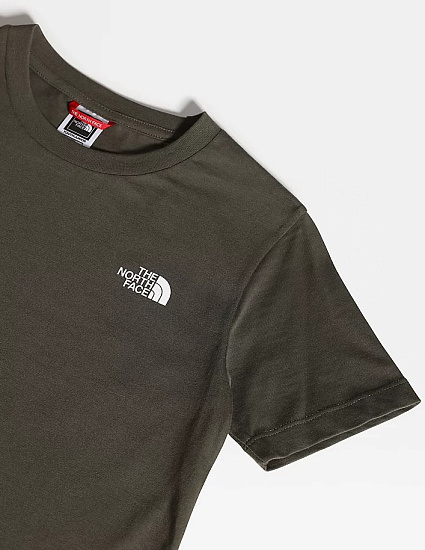 Футболка детская The North Face SS Simple Dome Tee New Taupe Green - Фото 5 большая
