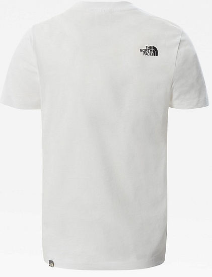 Футболка детская The North Face SS Graphic Tee White Dome Tent Print - Фото 2 большая