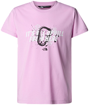Футболка детская The North Face Graphic Relaxed Cyber Pink