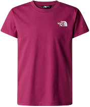 Футболка детская The North Face Box Nse Tek Relaxed Cyber Berry