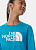 Футболка детская The North Face LS Easy Tee Meridian Blue - Фото 8 малая