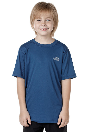 Футболка детская The North Face Reactor S/S Shady Blue - Фото 3 большая