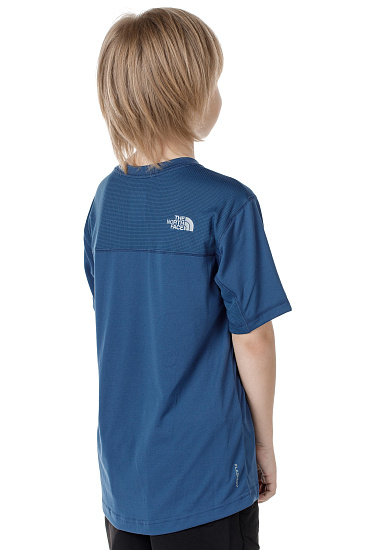 Футболка детская The North Face Reactor S/S Shady Blue - Фото 4 большая