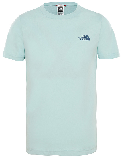 Футболка детская The North Face Ss Simple Dome Canal Blue - Фото 1 большая