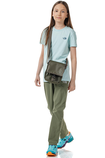 Футболка детская The North Face Ss Simple Dome Canal Blue - Фото 3 большая