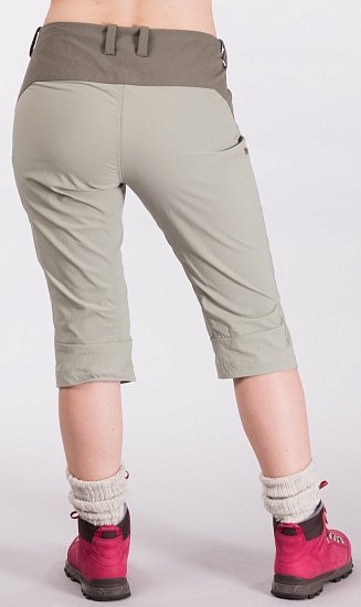 Шорты женские Bergans Utne Pirate Lt GreenMud/GreenMud - Фото 3 большая