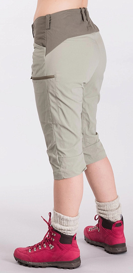 Шорты женские Bergans Utne Pirate Lt GreenMud/GreenMud - Фото 4 большая