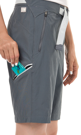 Шорты женские The North Face Speedlight Vanadis Grey/TNF White - Фото 5 большая