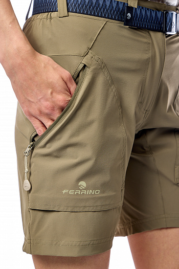 Шорты женские Ferrino Hervey Dark Green - Фото 5 большая