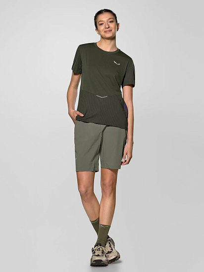Шорты женские Salewa Pedroc 2 Dst Faded Green - Фото 4 большая