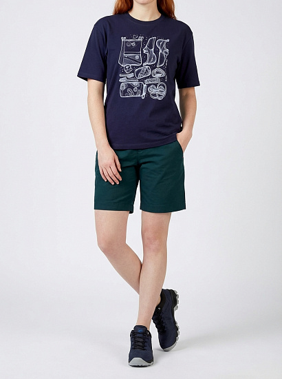 Шорты женские Birds and Blokes Biarritz Зеленый - Фото 3 большая