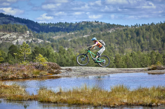 Шорты женские Norrona Fjora Flex1 Castor Grey/Castor Grey - Фото 3 большая