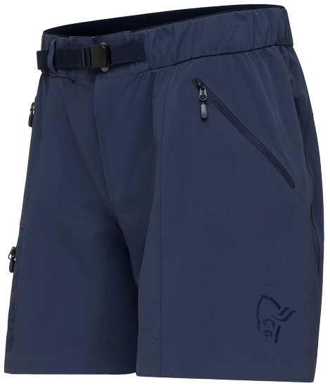 Шорты женские Norrona Falketind Flex1 Light Indigo Night - Фото 2 большая