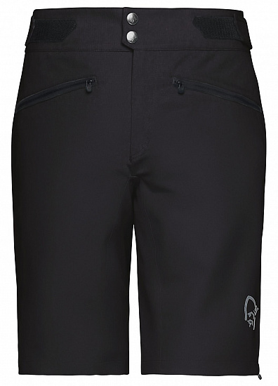Шорты женские Norrona Fjora Flex1 Lightweight Caviar - Фото 1 большая
