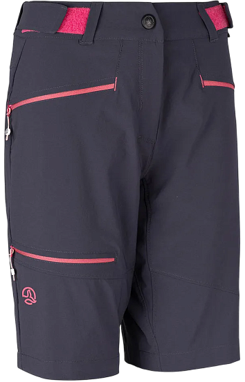 Шорты женские Ternua Rotar Bermud Whales Grey/Deep Pink - Фото 1 большая