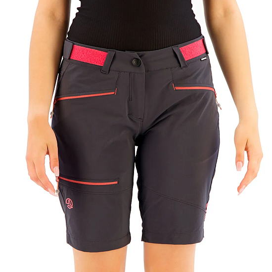 Шорты женские Ternua Rotar Bermud Whales Grey/Deep Pink - Фото 3 большая