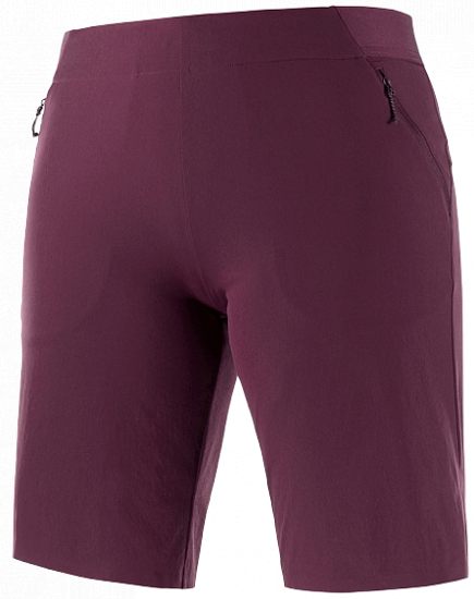 Шорты женские Salomon Wayfarer Pull On Winetasting - Фото 1 большая