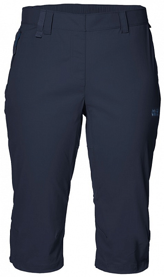 Бриджи женские Jack Wolfskin Activate Light 3/4 Midnight Blue - Фото 1 большая