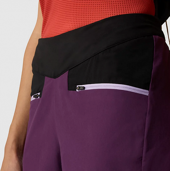 Шорты женские The North Face Trailjammer Black Currant Purple - Фото 4 большая