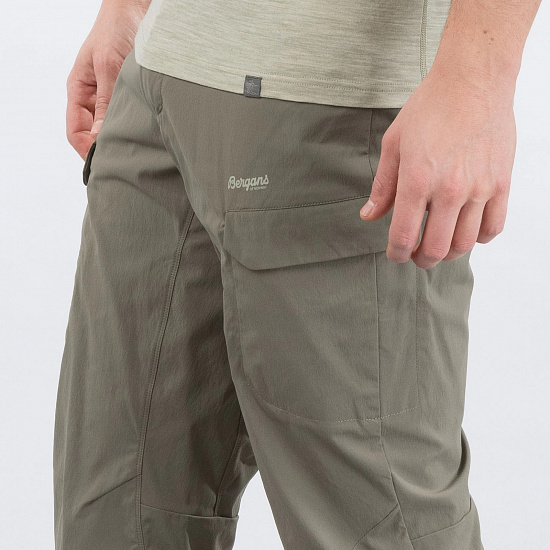 Шорты мужские Bergans Utne Pirate GreenMud/Lt GreenMud - Фото 5 большая