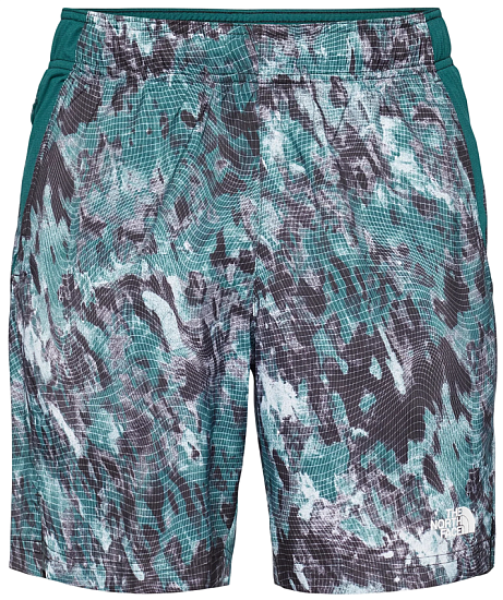 Шорты мужские The North Face 24/7 7in Aop Deep Nori Trail - Фото 1 большая