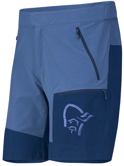 Шорты мужские Norrona Femund Flex1 Vintage Indigo - Фото 2 большая