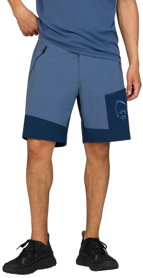 Шорты мужские Norrona Femund Flex1 Vintage Indigo - Фото 4 большая