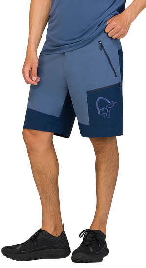 Шорты мужские Norrona Femund Flex1 Vintage Indigo - Фото 5 большая